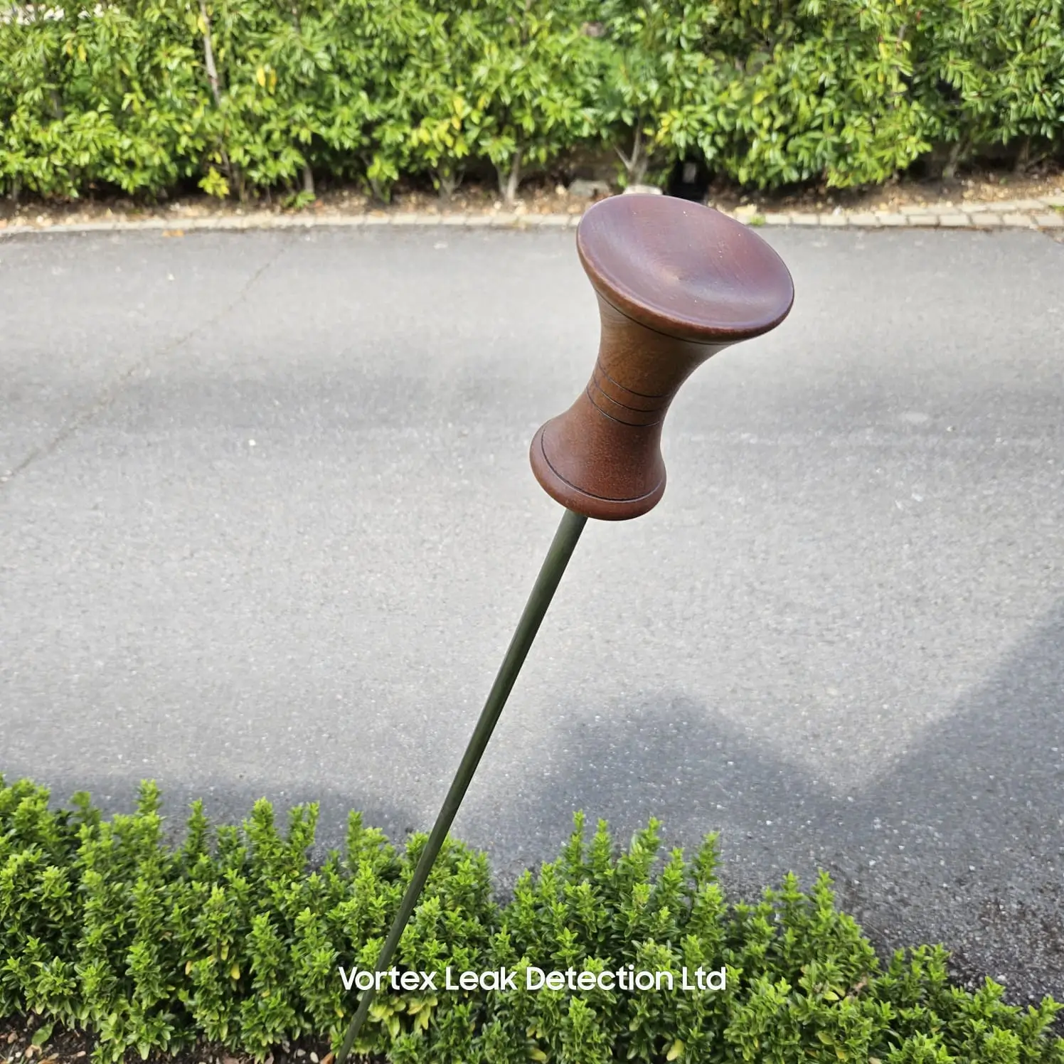 Listening stick used for acoustic leak detection on buried pipework or surfaces.