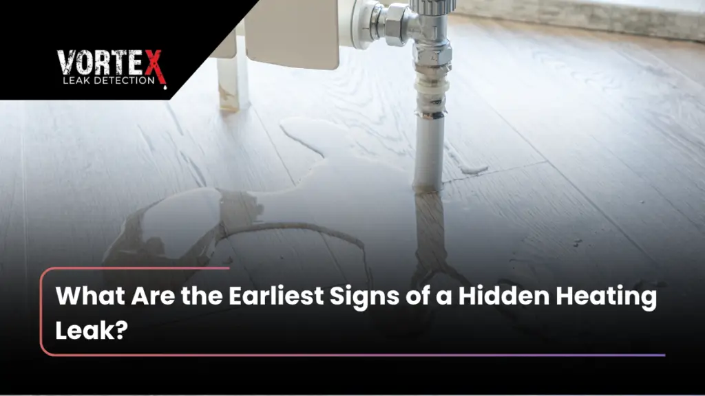 Boiler pressure gauge reading below one bar indicating possible hidden heating leak