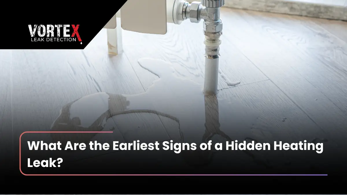 Boiler pressure gauge reading below one bar indicating possible hidden heating leak