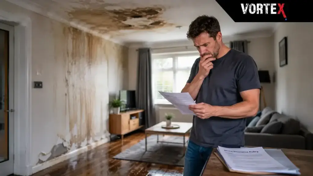 Escape of water insurance claim for property damage | Vortex Leak Detection