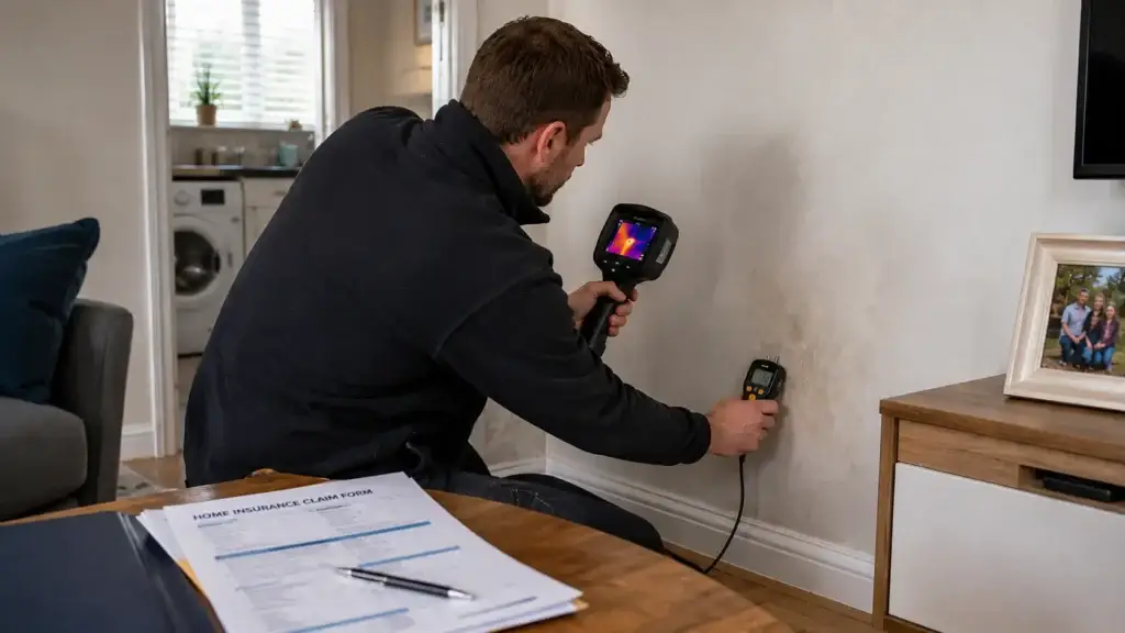 Water damage covered by escape of water insurance | Vortex Leak Detection