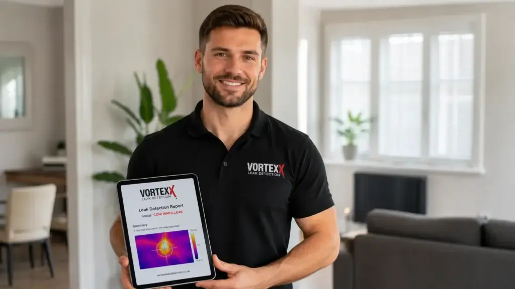 Vortex underfloor leak detection service UK